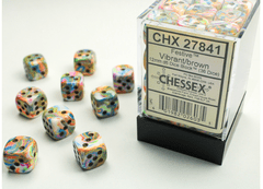 CHESSEX - FESTIVE 36D6 VIBRANT/BROWN 12MM